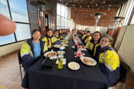 Almuerzo de confraternidad con nuestros/as jóvenes talento